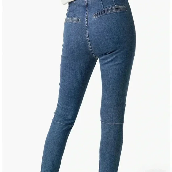 Free People Bella Moto Skinny Jeans Size 25 NWT - Picture 5 of 11